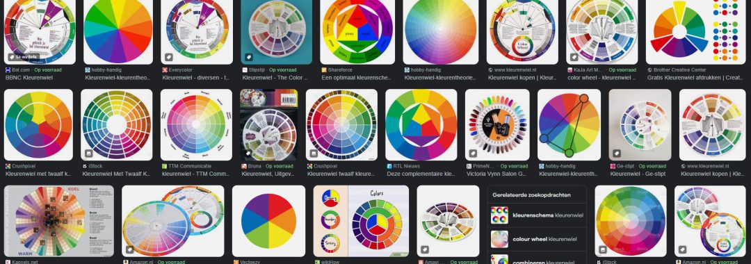 overzicht kleurenwiel variaties