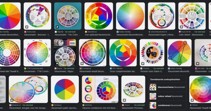 overzicht kleurenwiel variaties